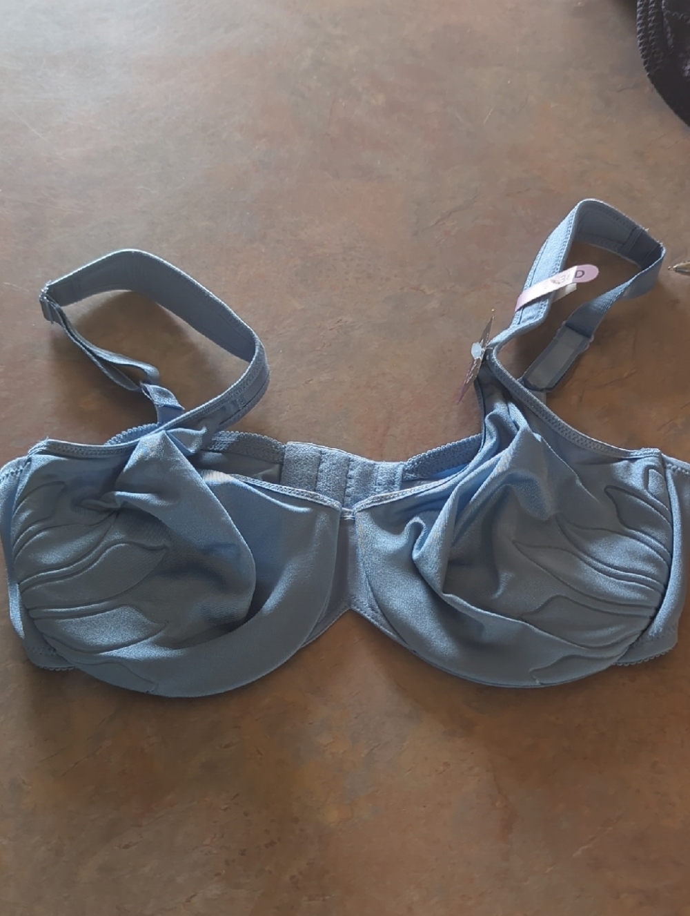 Bali Light Blue Draped Underwire Bra